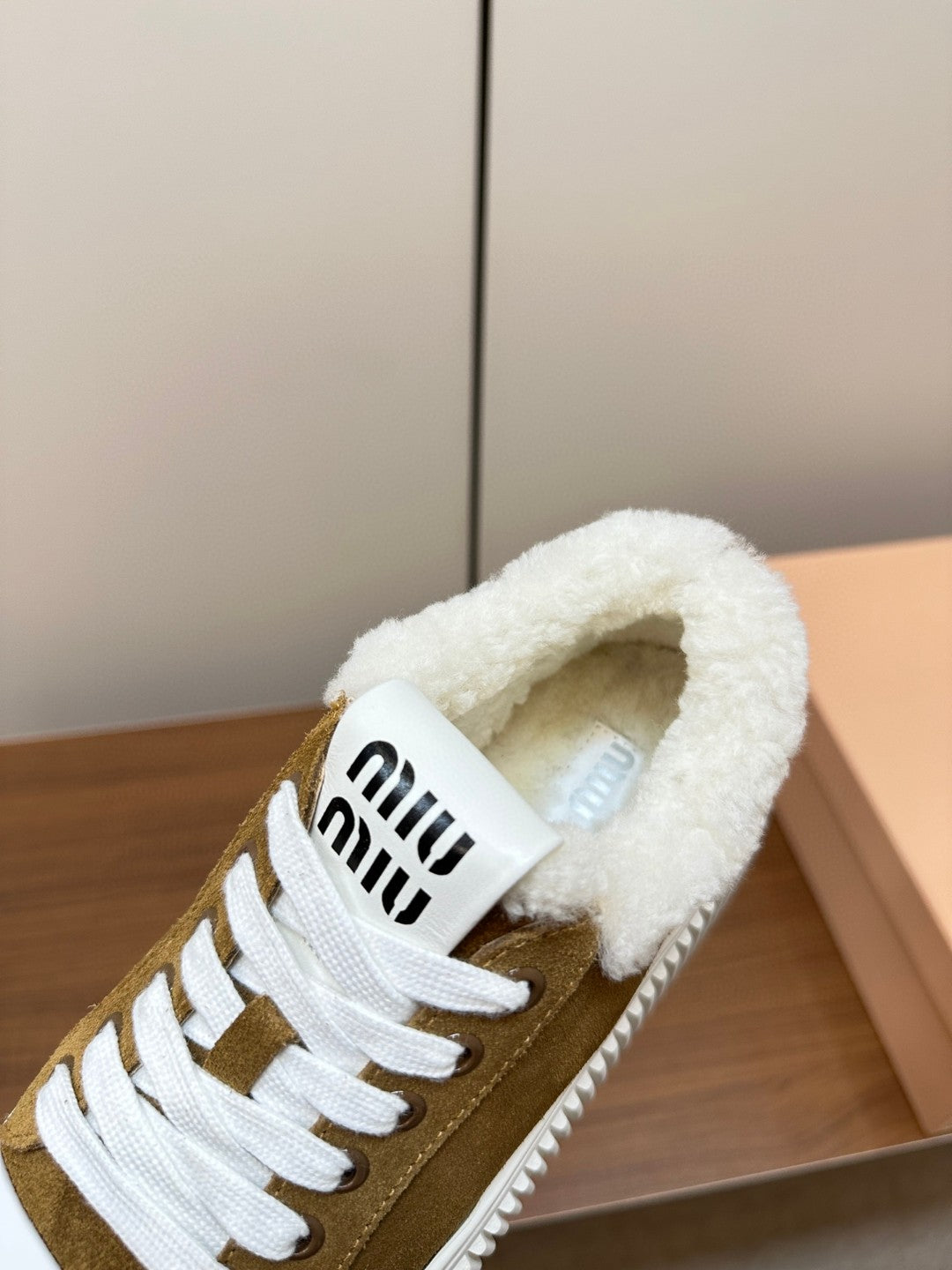 Miu Miu Sneakers in Suede Leather