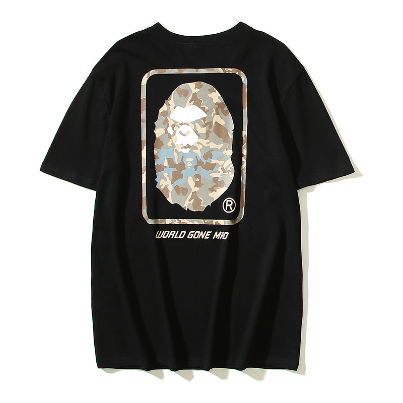 Camiseta Bape Word Gone Mad