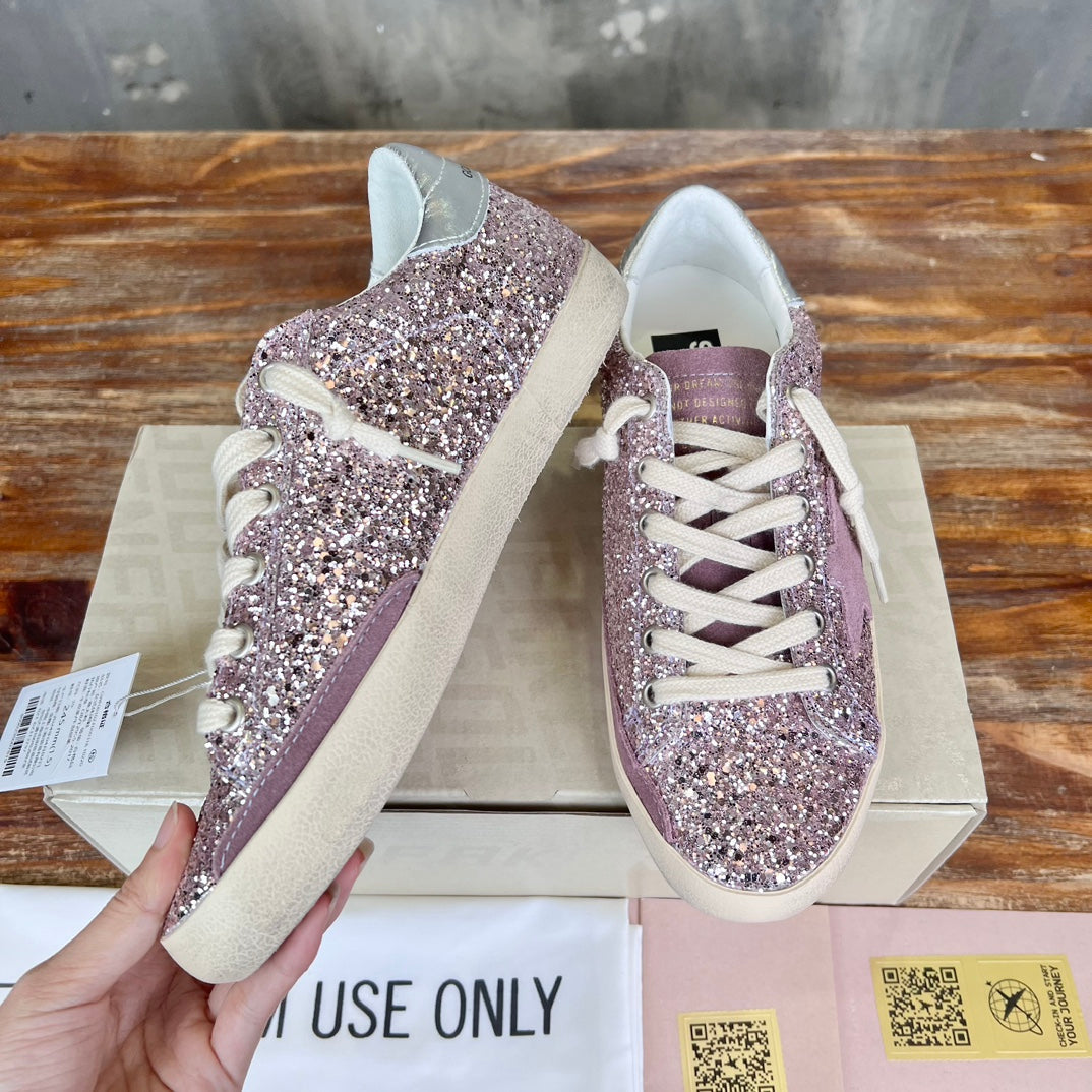 Golden Goose SuperStar LTD Glitter Pink