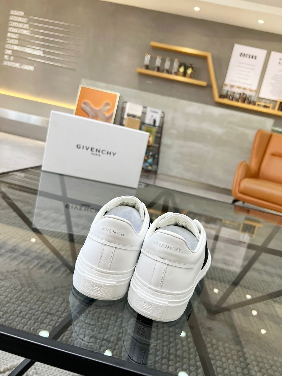 Givenchy City Sport Sneaker White Black Logo Strap