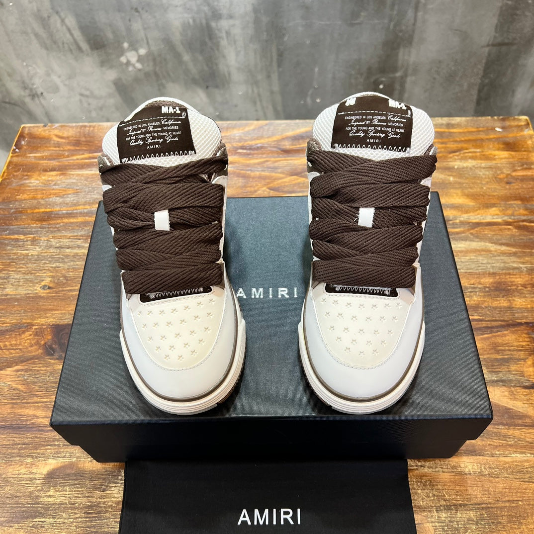 Amiri MA-1 White Brown