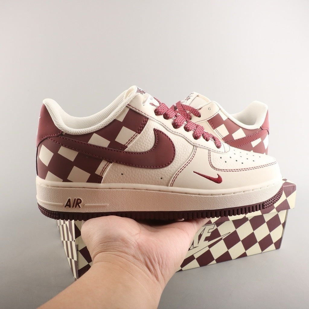 Nike Air Force 1 07 Low Off White Dark Red