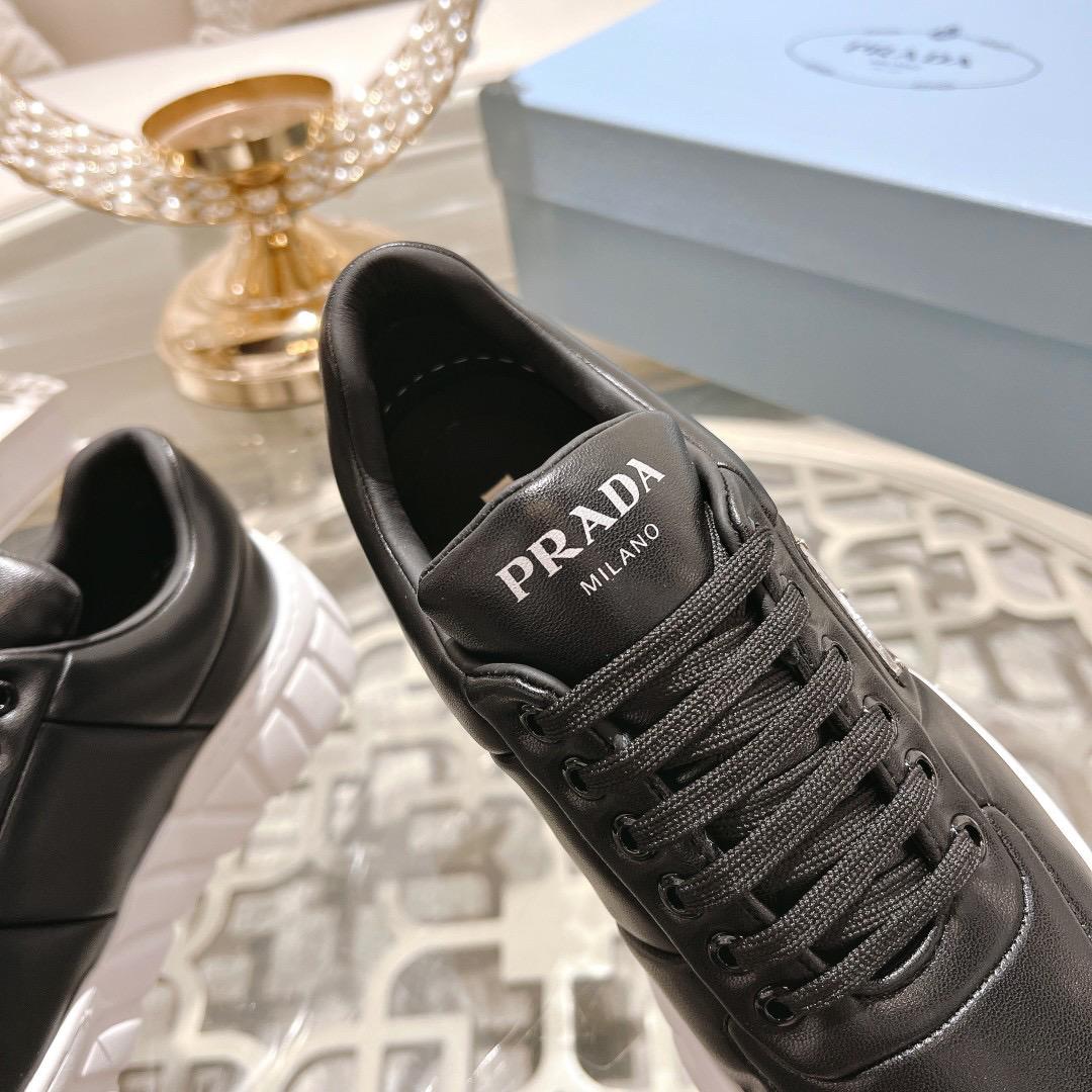 Prada Leather Black White