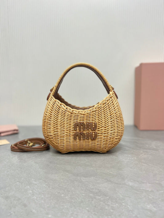 BOLSA Miu Miu Wander wicker shoulder bag