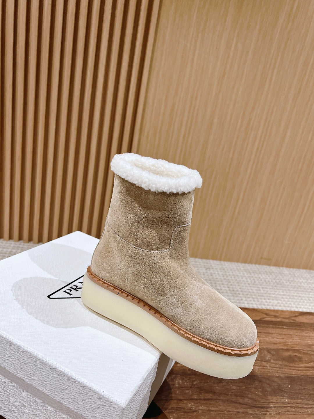 Prada Suede Booties