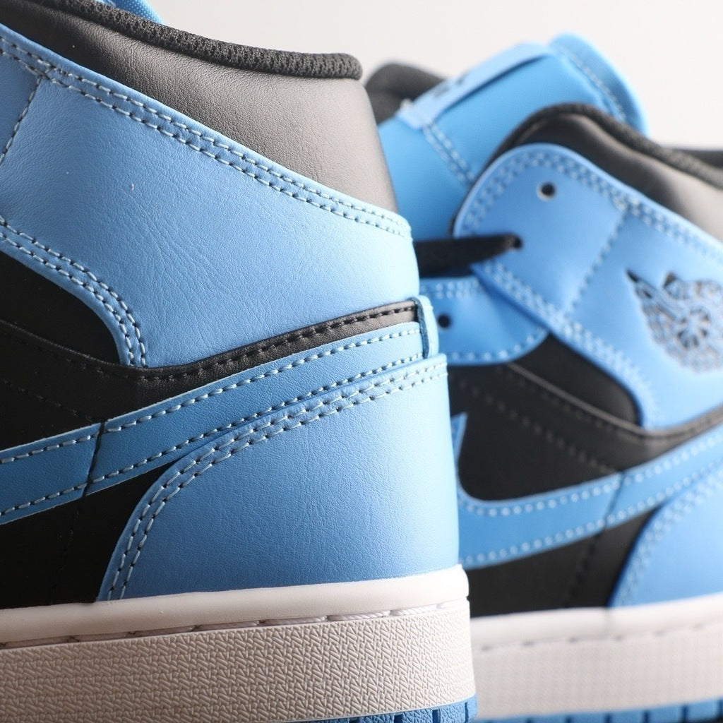 Jordan 1 Mid University Blue Black (Pronta entrega)