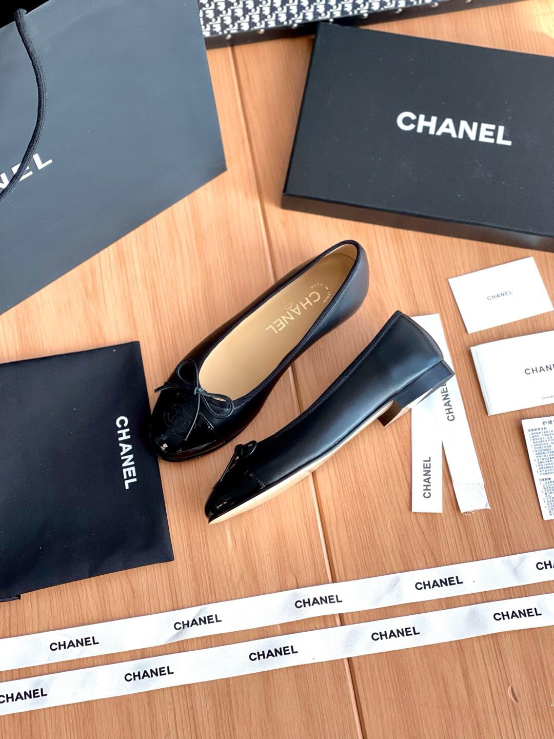 Chanel Lambskin 10mm Ballet Flats