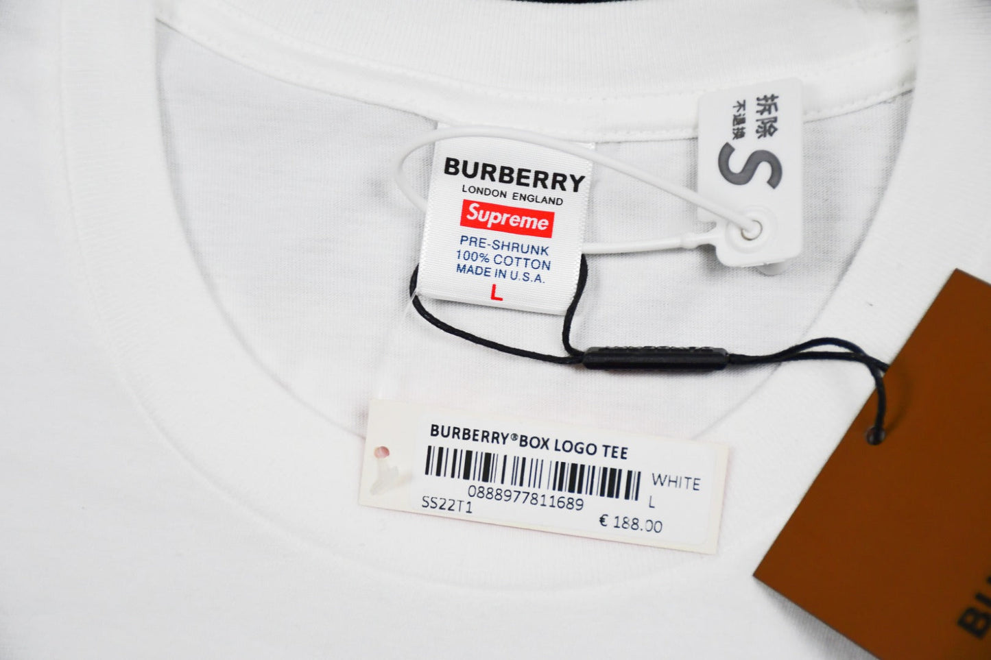 Camiseta Supreme X Burberry