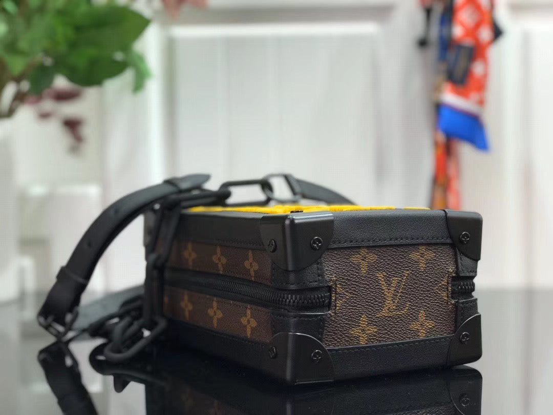 Lv Vertical Soft Trunk Monogram