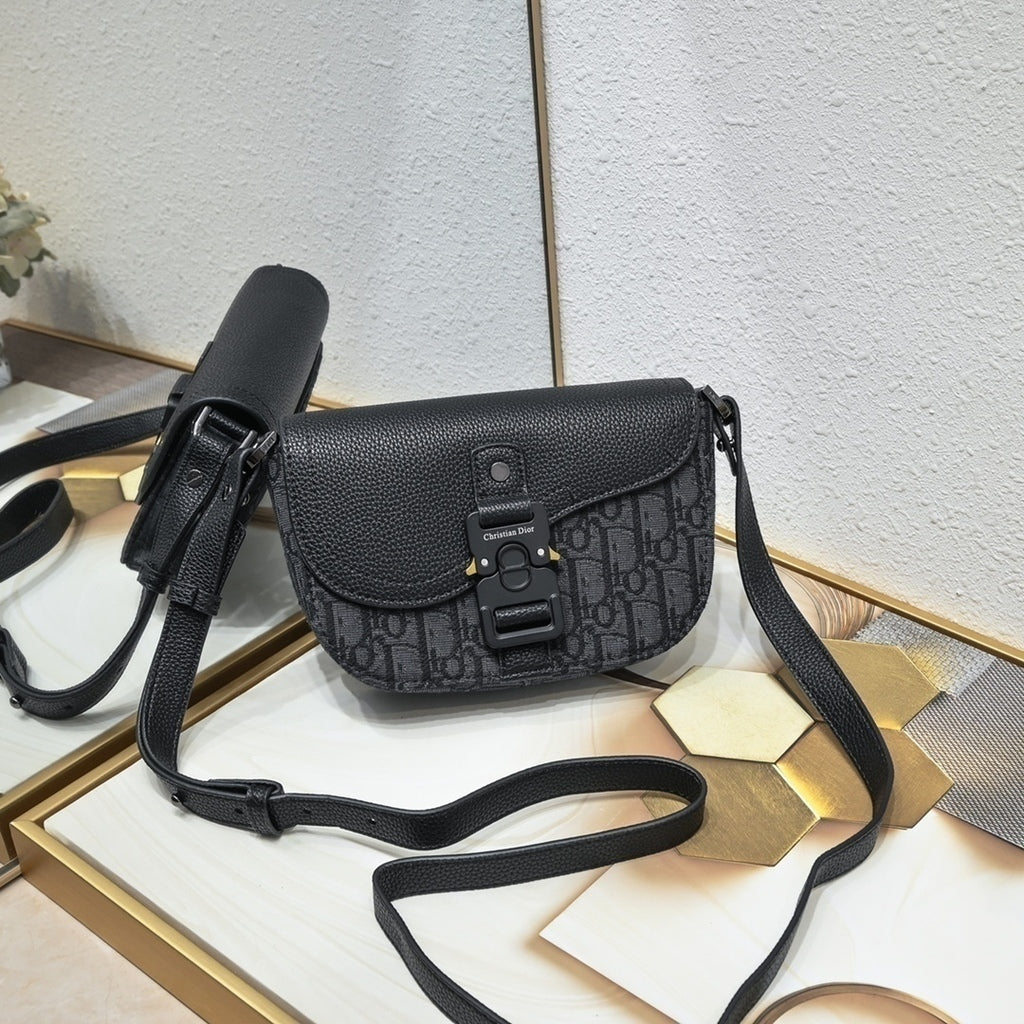 Mini Saddle Messenger Bag With Flap