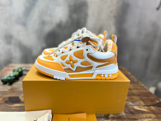 Skate Sneaker Yellow White