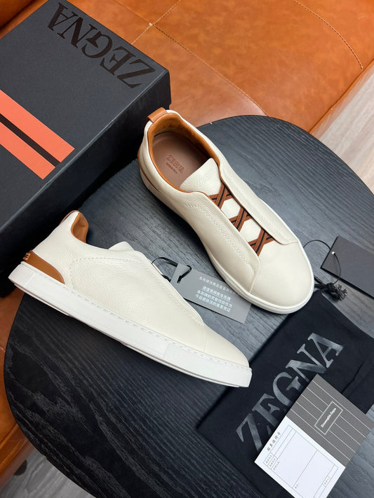 ZEGNA  Triple Stitch Sneakers