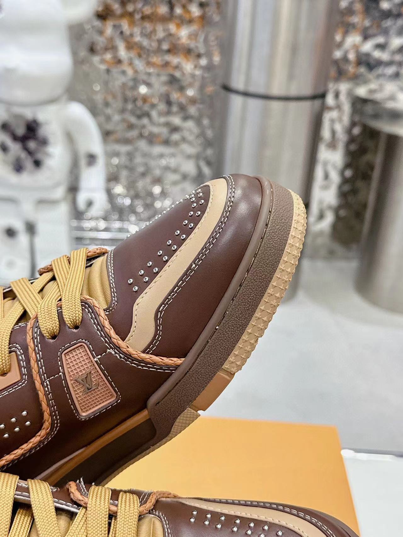 Louis Vuitton LV Trainer Marron Brown