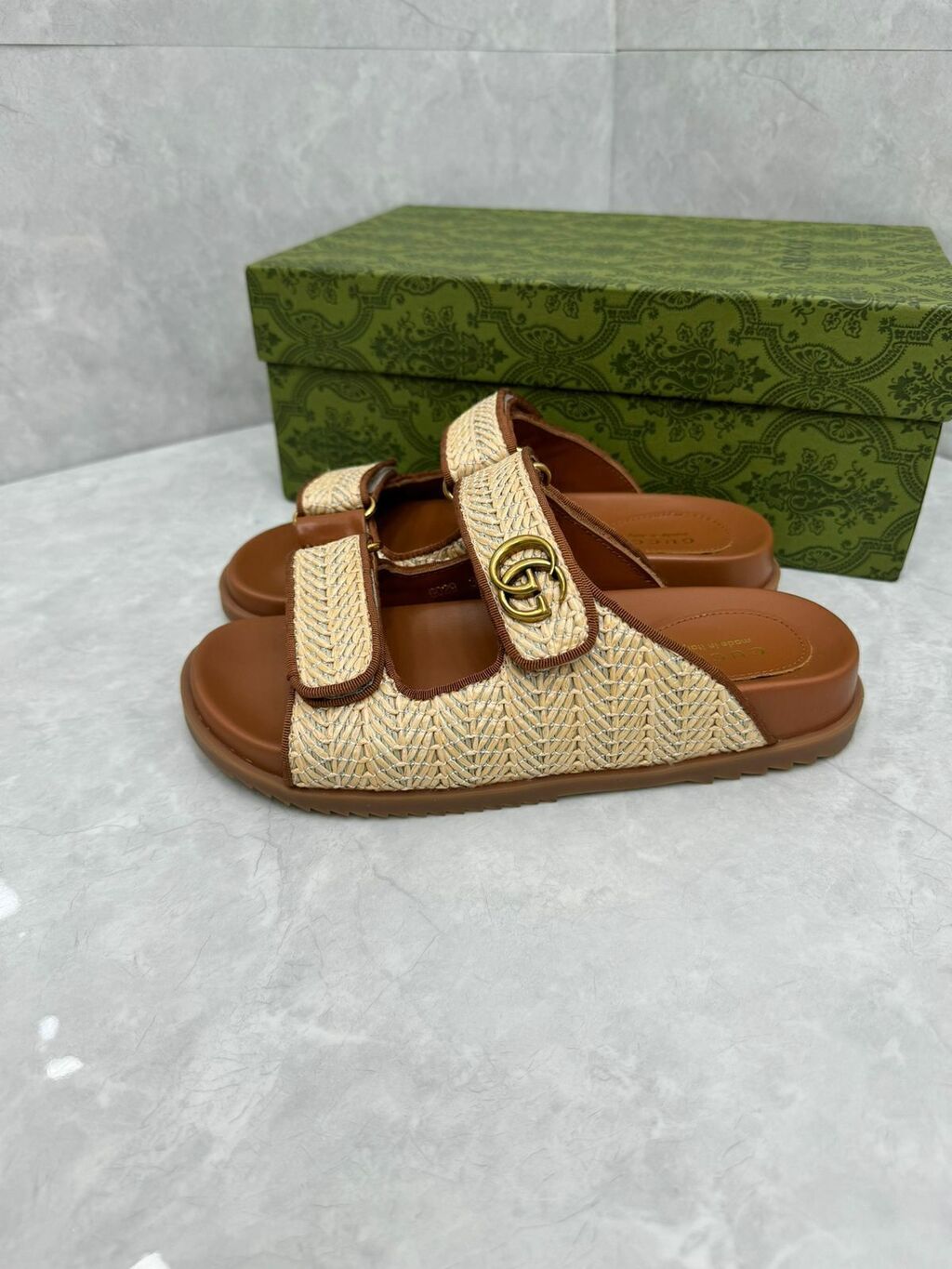 WOMEN'S SANDAL WITH DOUBLE G