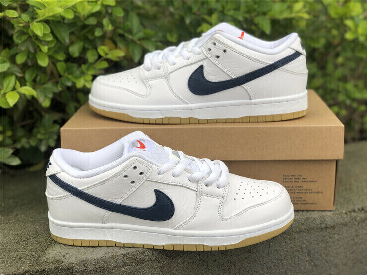 Nike SB Dunk Low Orange Label White Navy CZ2249-100