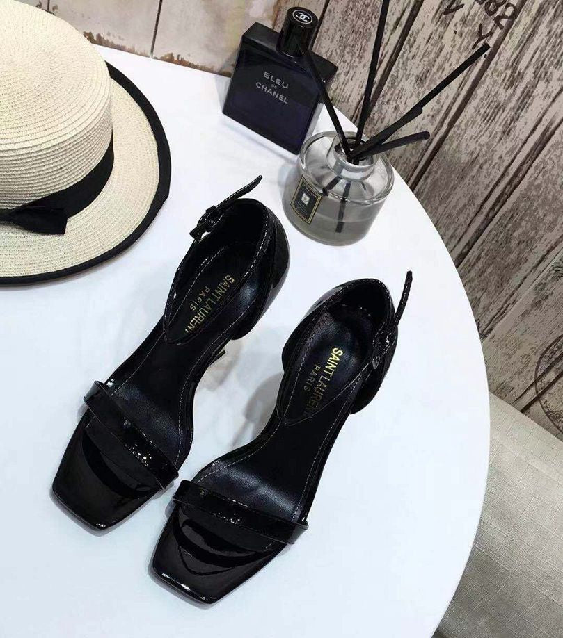 Saint Laurent Opyum Sandal Black