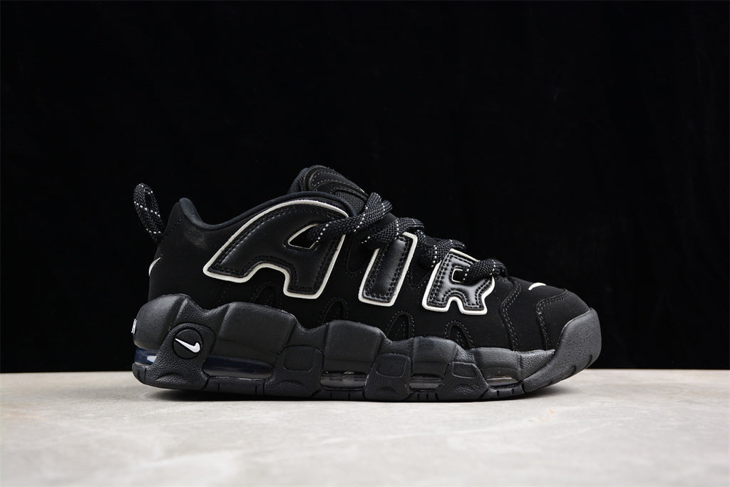 AMBUSH X NIKE AIR MORE UPTEMPO LOW BLACK WHITE