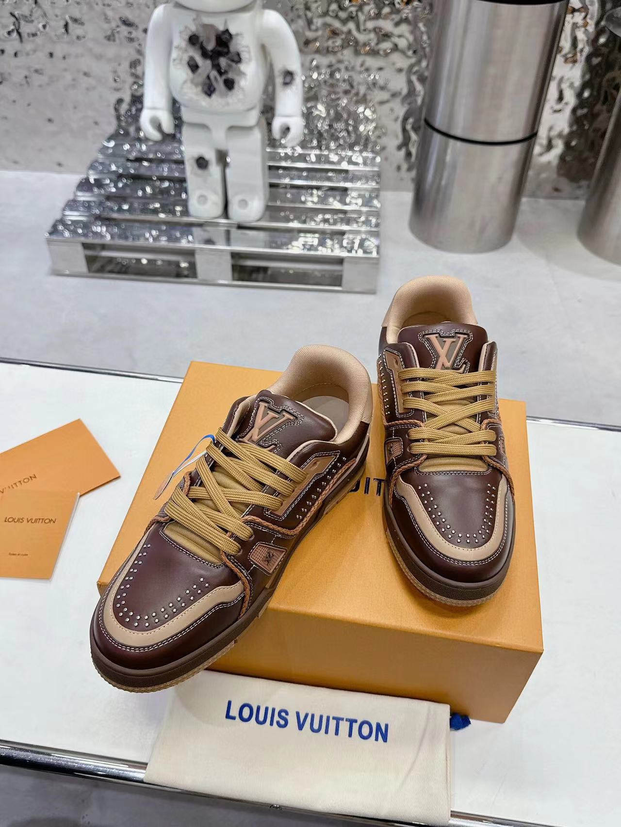 Louis Vuitton LV Trainer Marron Brown