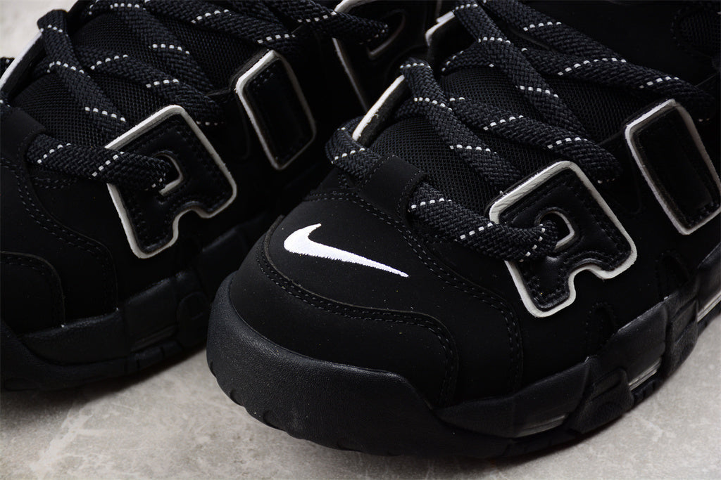 AMBUSH X NIKE AIR MORE UPTEMPO LOW BLACK WHITE