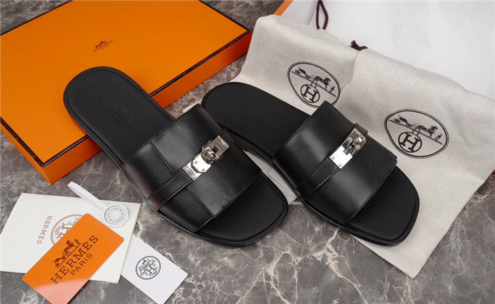 Hermes Gabriel Sandal Noir