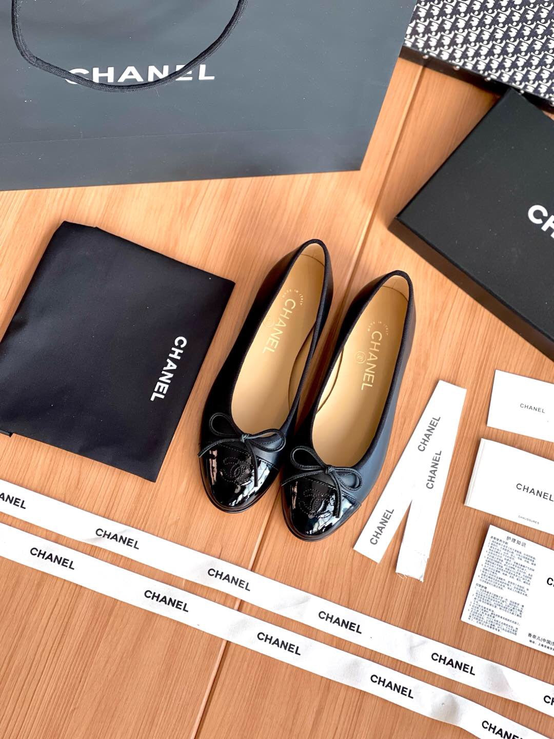 Chanel Lambskin 10mm Ballet Flats