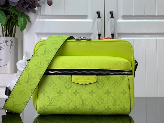 Lv Yellow Monogram Taïgarama Outdoor Messenger