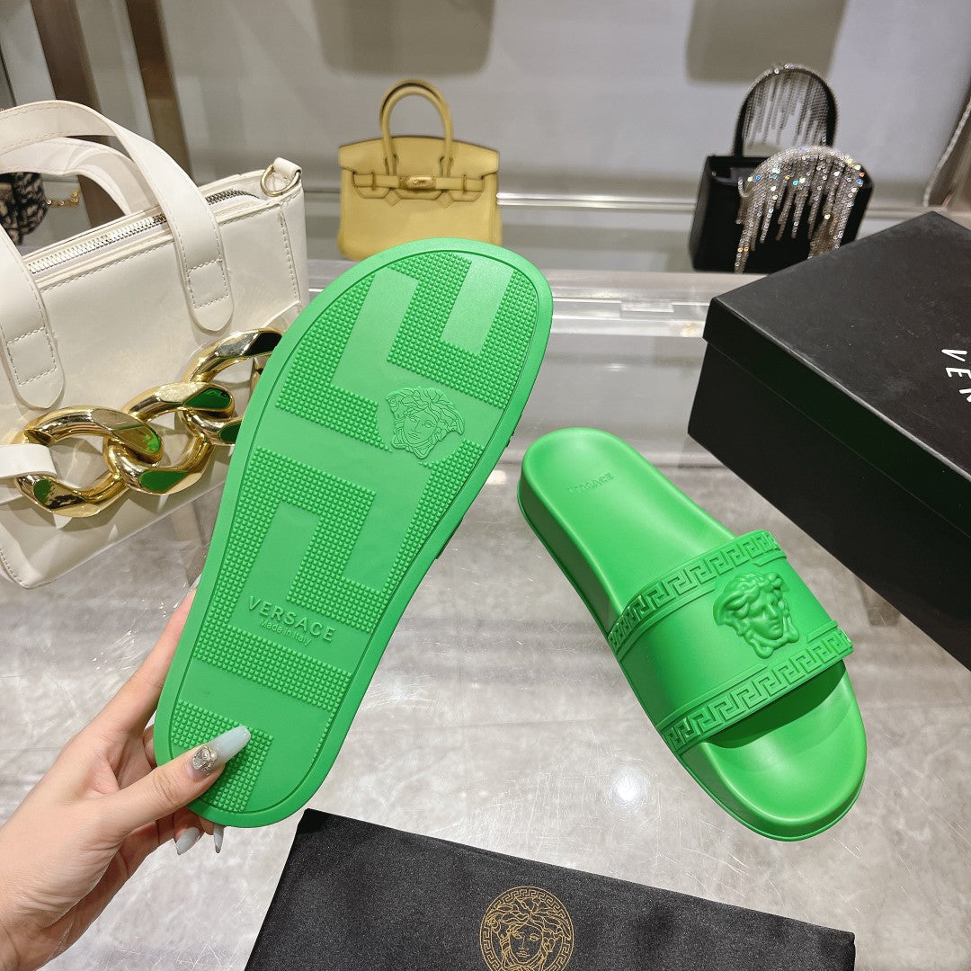 Versace Slide Green