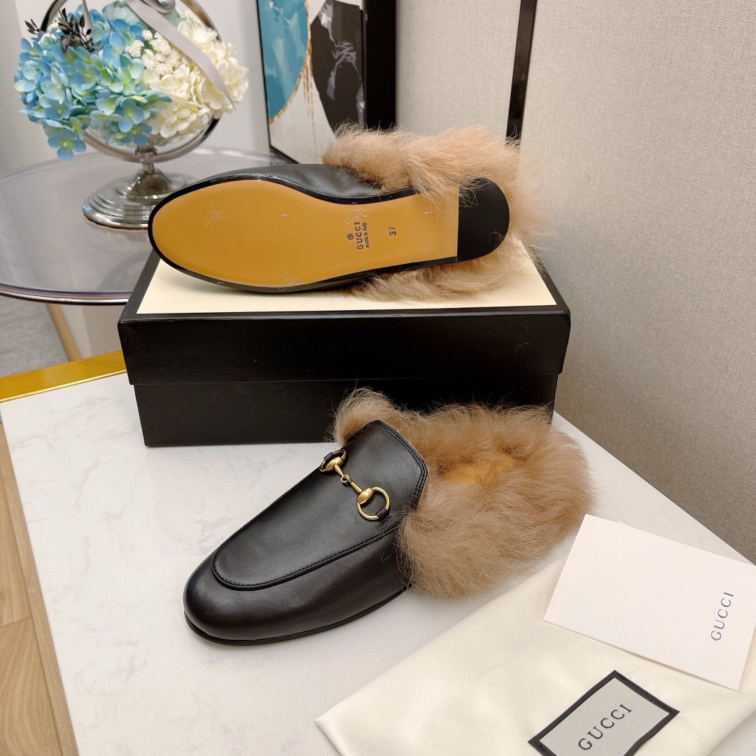 Gucci Princetown Slipper Black 2015 ReEdition Leather