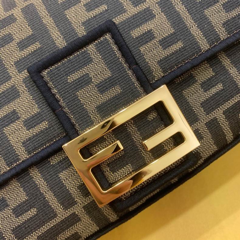 Bolsa Fendi FF Baguette Jacquard