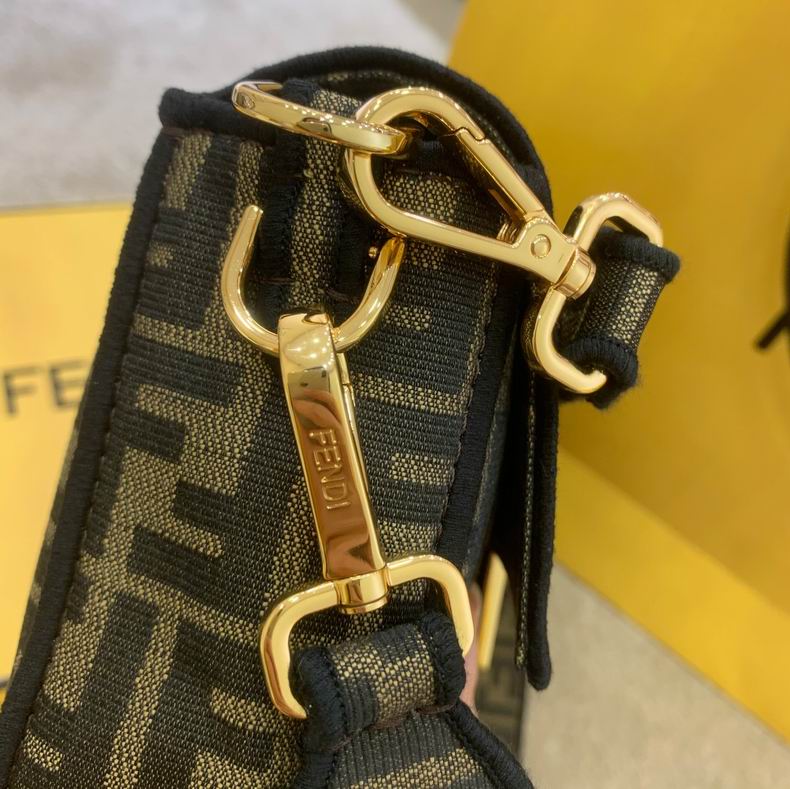 Bolsa Fendi FF Baguette Jacquard