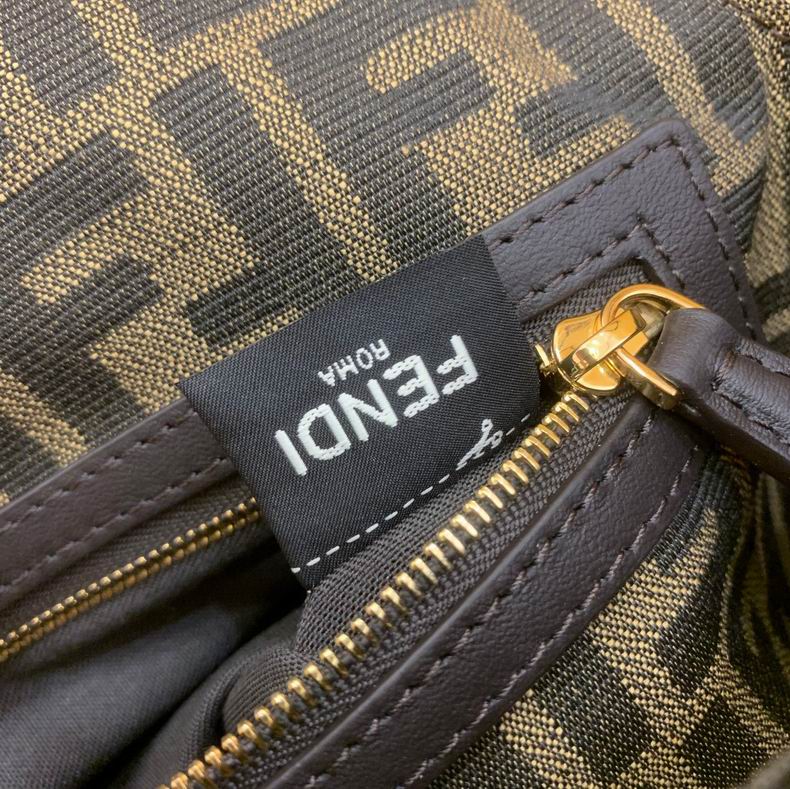 Bolsa Fendi FF Baguette Jacquard