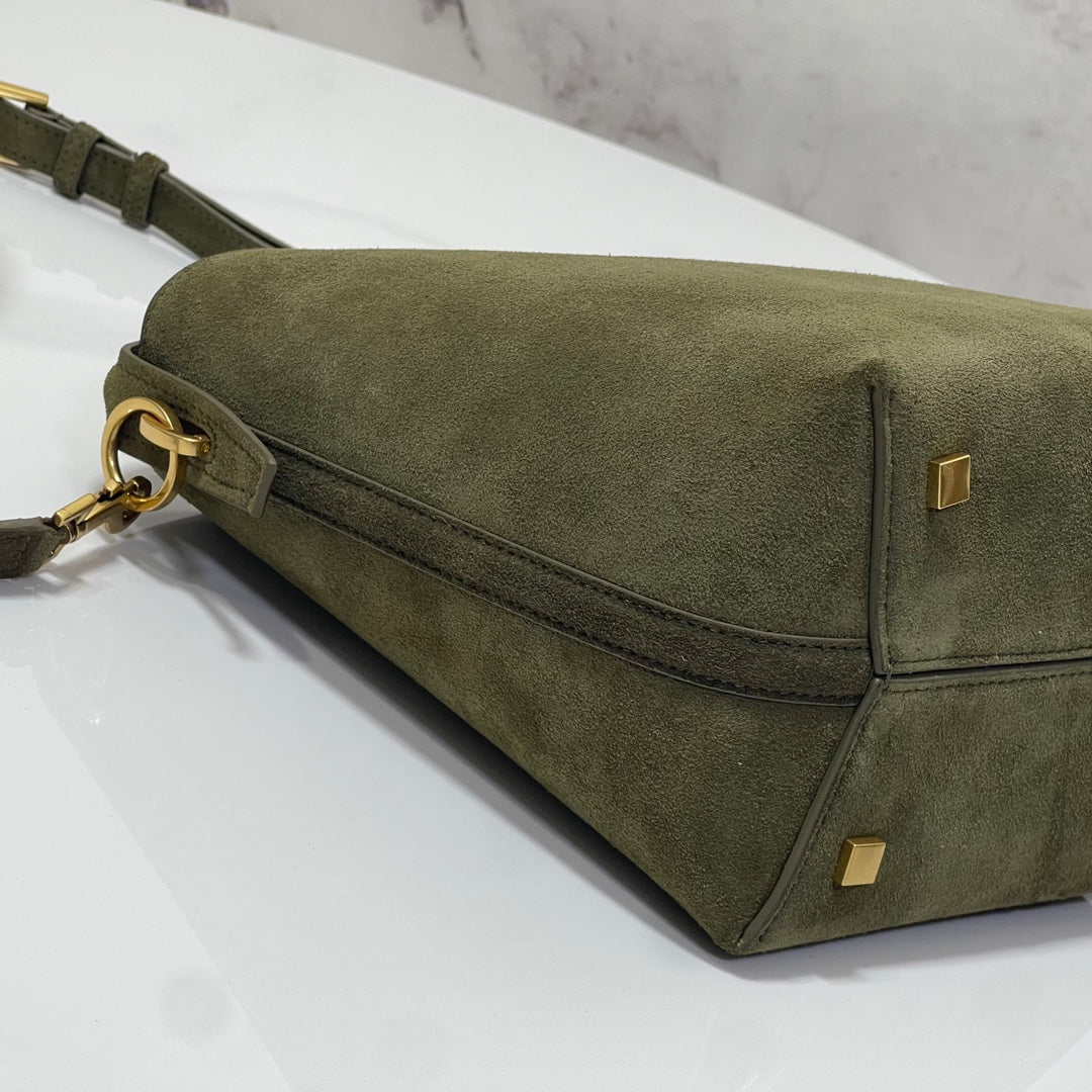 Bolsa Saint Laurent Le 37 Suede Green