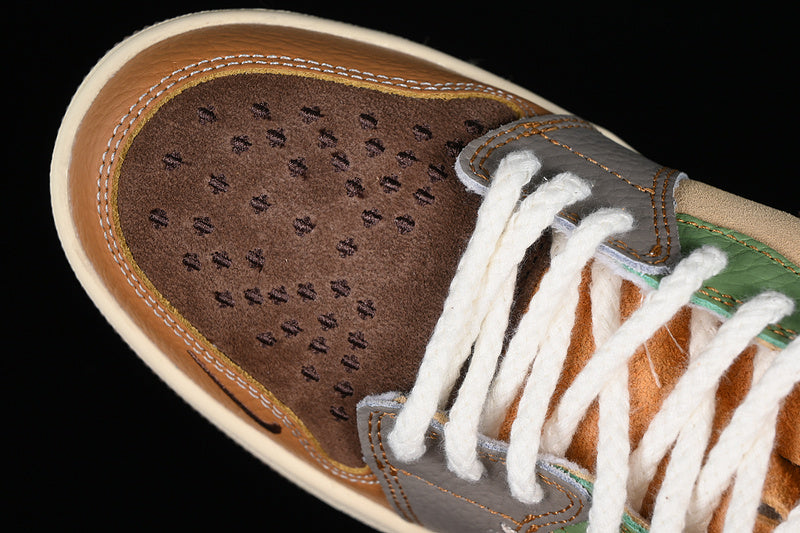 Air Jordan 1 Low Voodoo Flax and Oil Green (PRONTA ENTREGA)