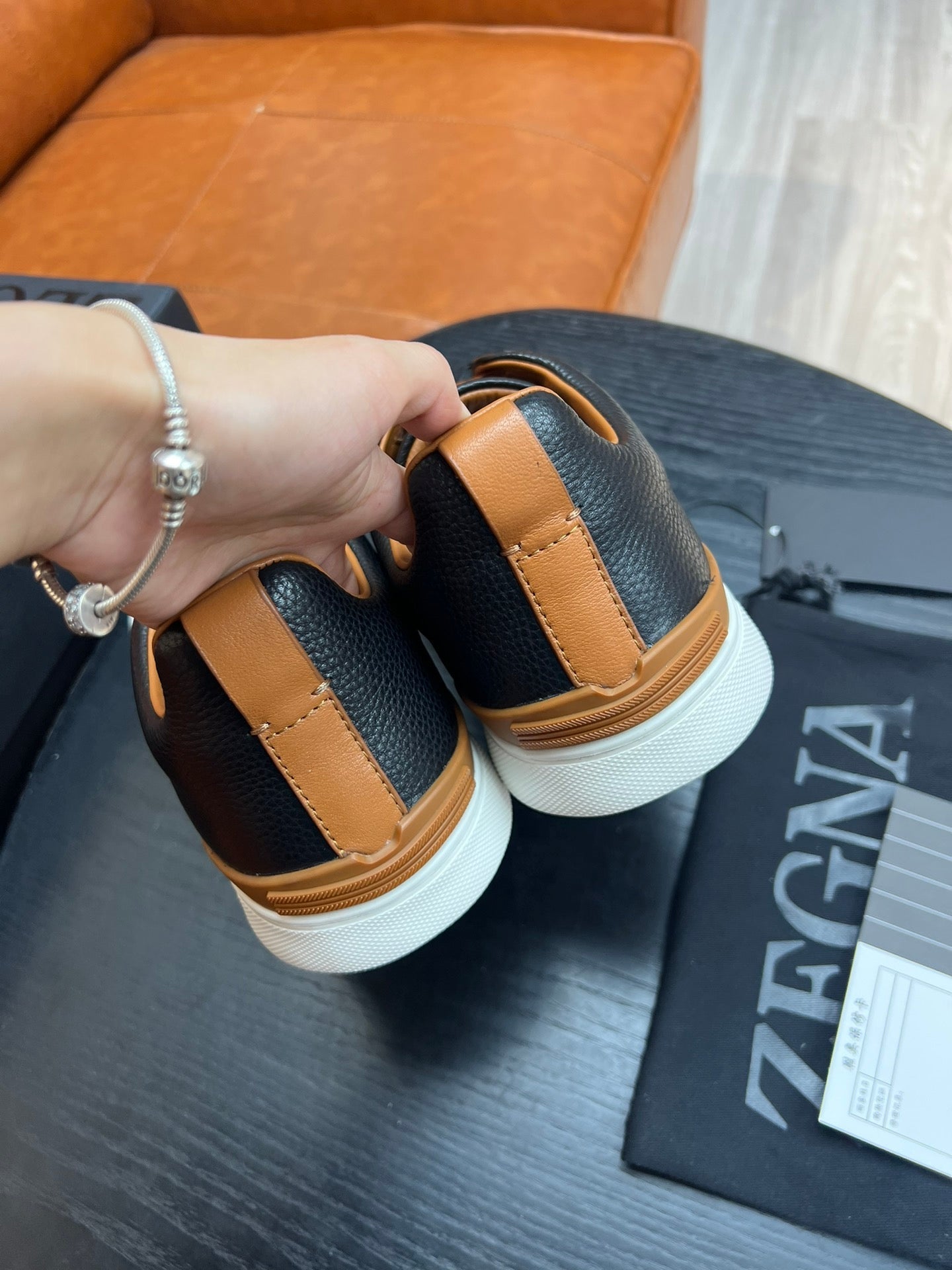 ZEGNA  Triple Stitch Sneakers