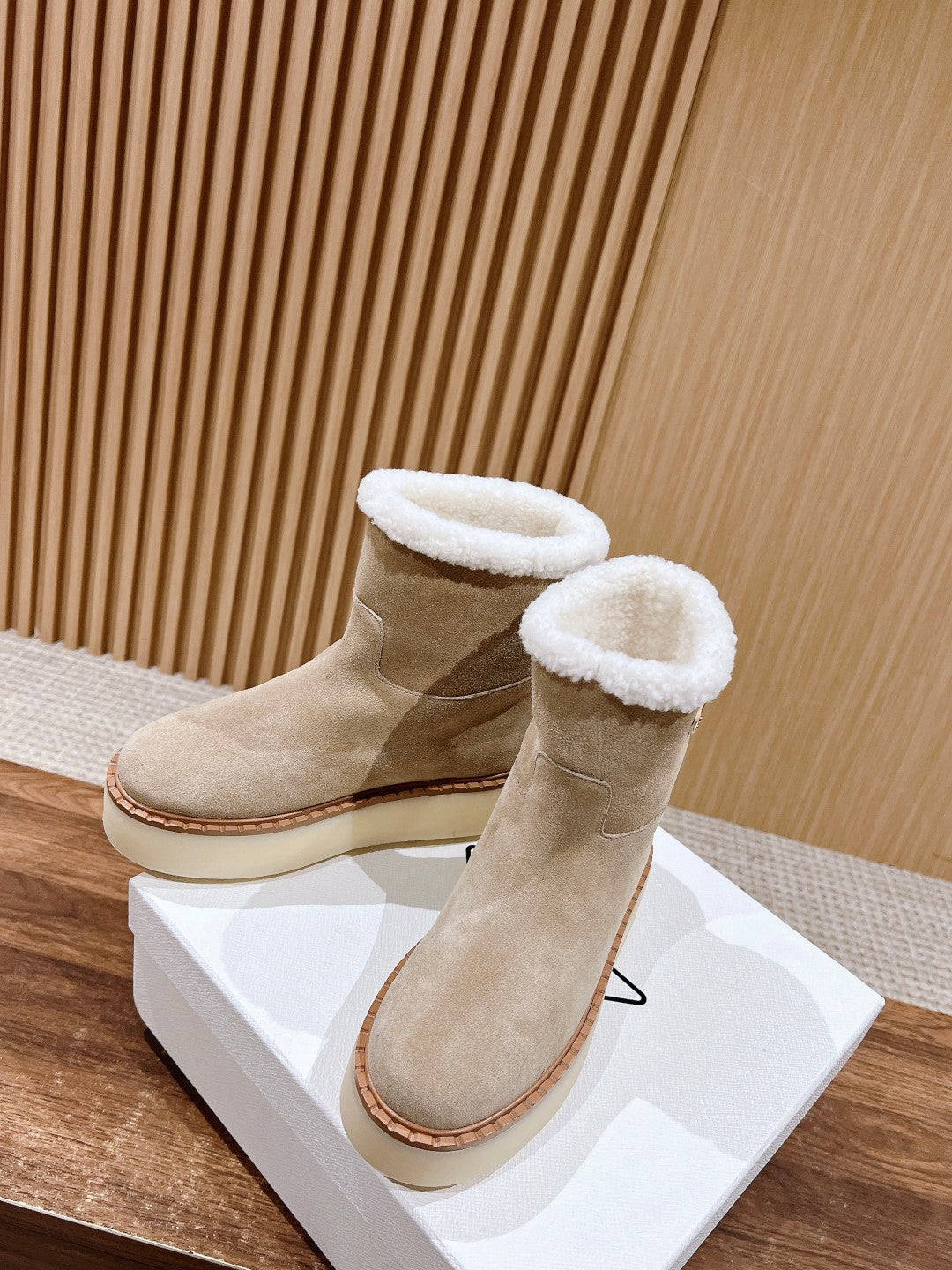 Prada Suede Booties