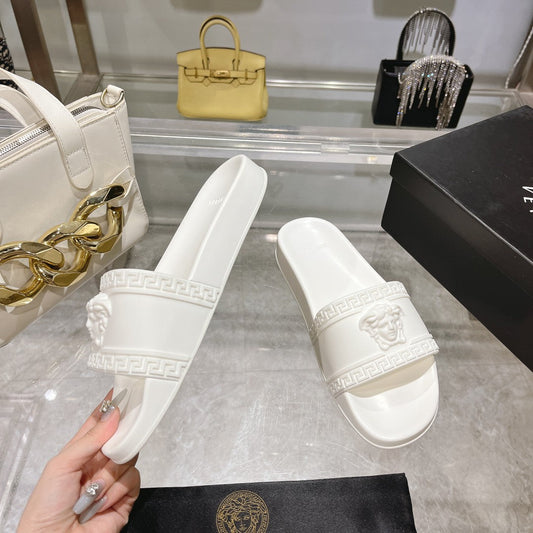 Versace Slide White