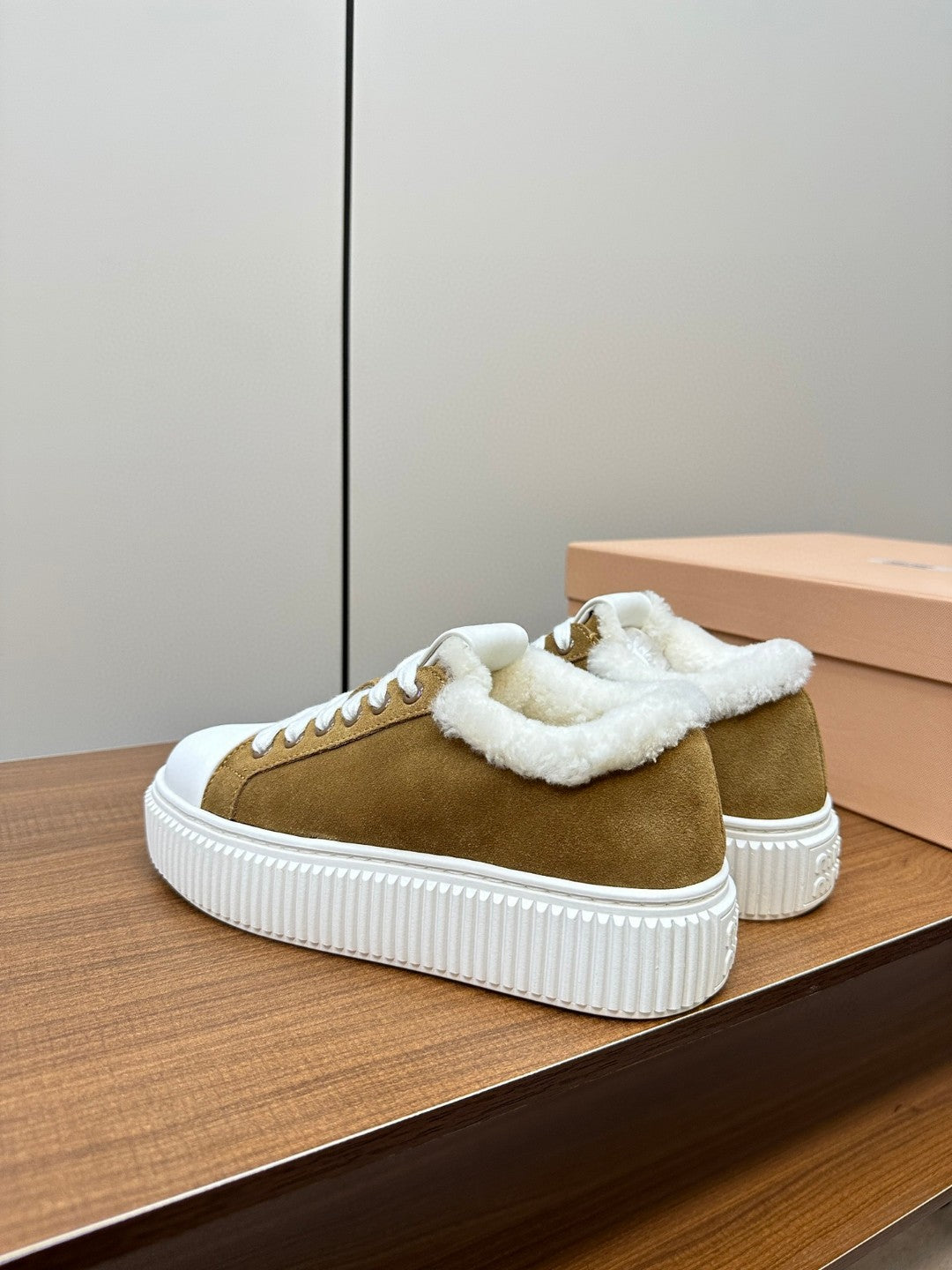 Miu Miu Sneakers in Suede Leather