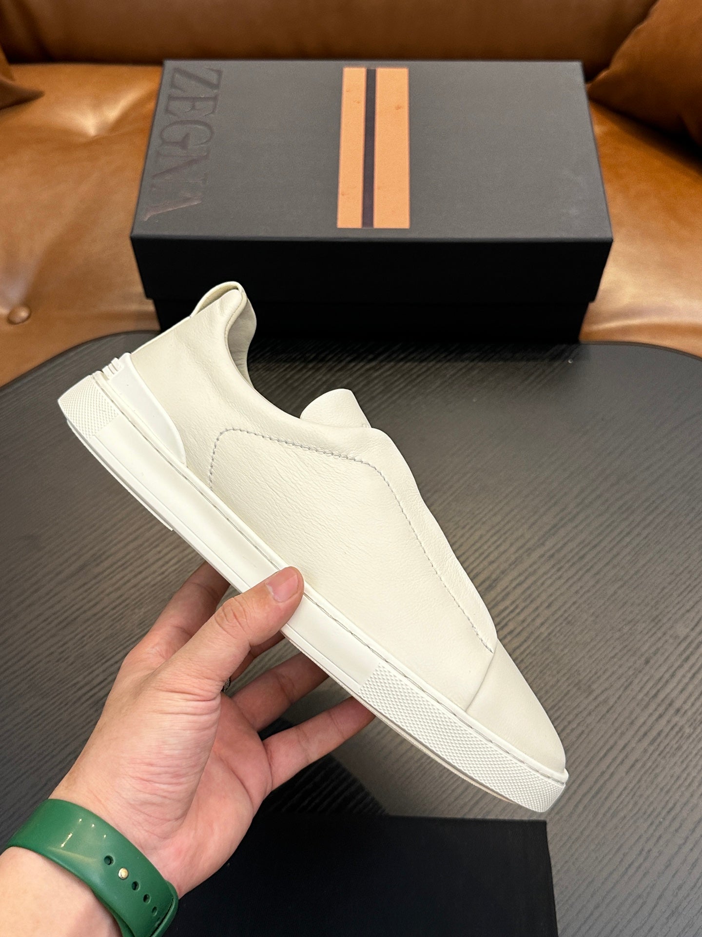 ZEGNA  Triple Stitch Sneakers