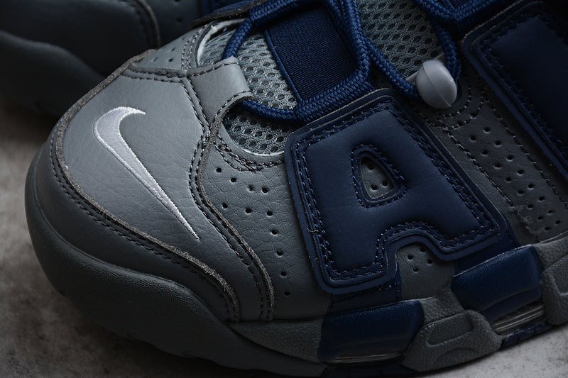 Air More Uptempo Cool Grey Midnight Navy