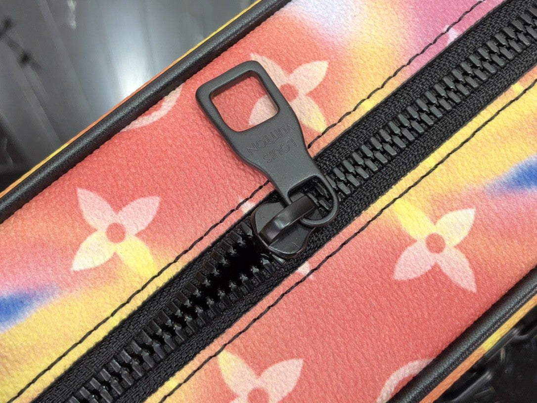 Lv Mini Soft Trunk Sunset Monogram Multicolor