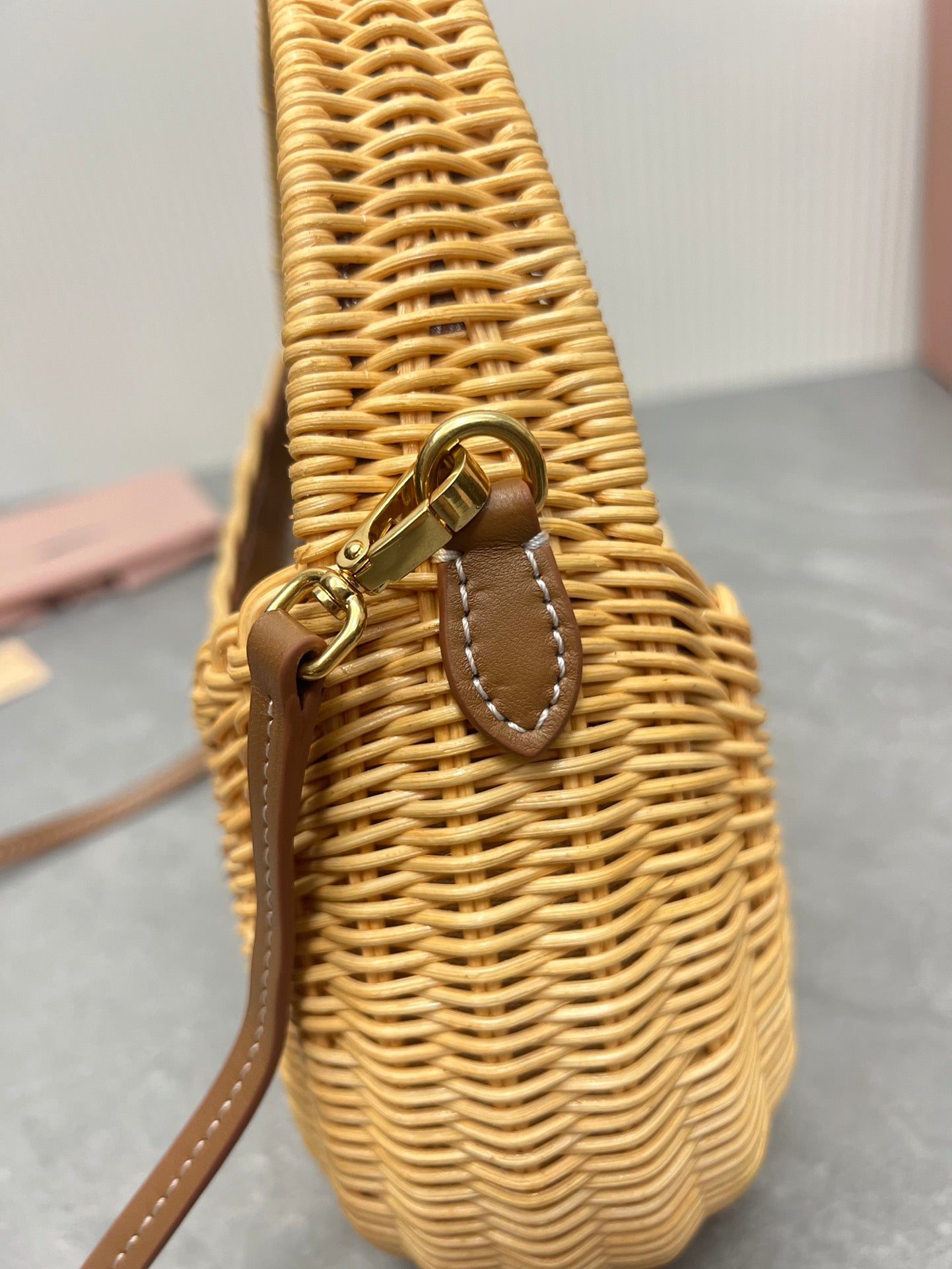 BOLSA Miu Miu Wander wicker shoulder bag