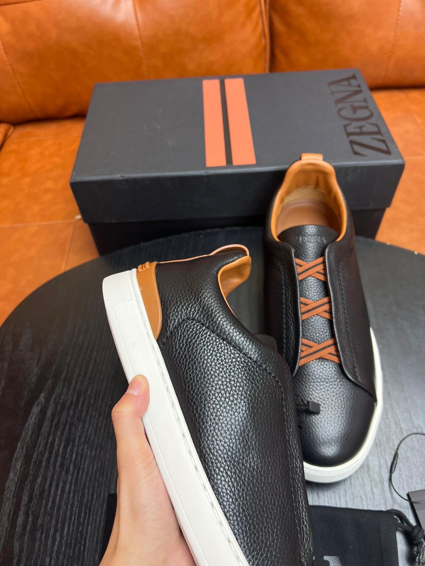 ZEGNA  Triple Stitch Sneakers