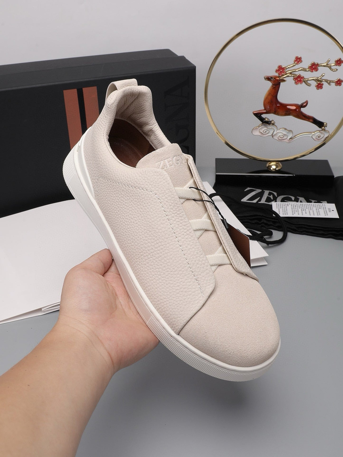 ZEGNA  Triple Stitch Sneakers