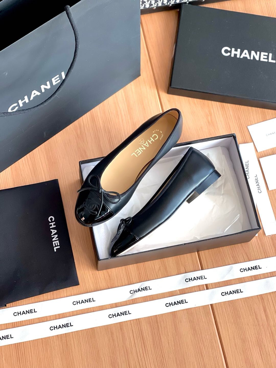 Chanel Lambskin 10mm Ballet Flats