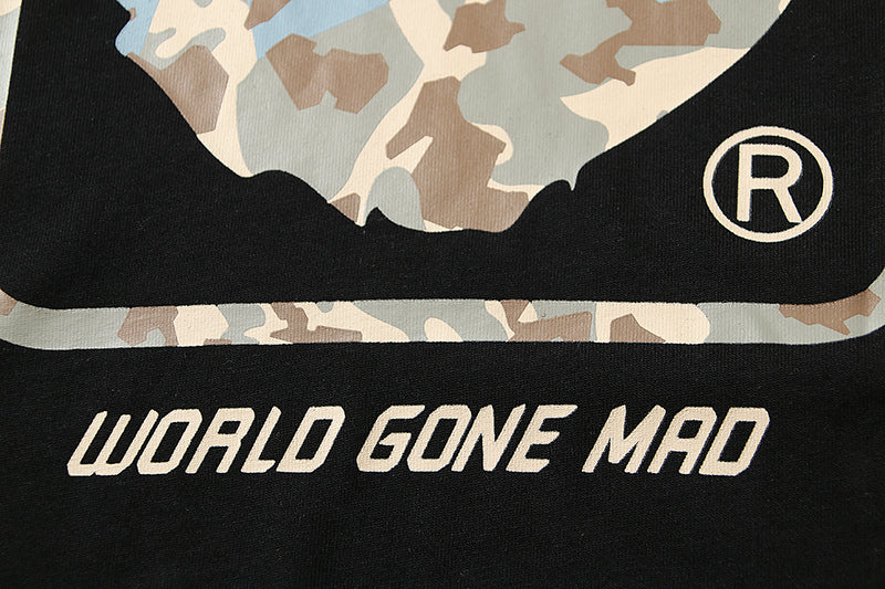 Camiseta Bape Word Gone Mad