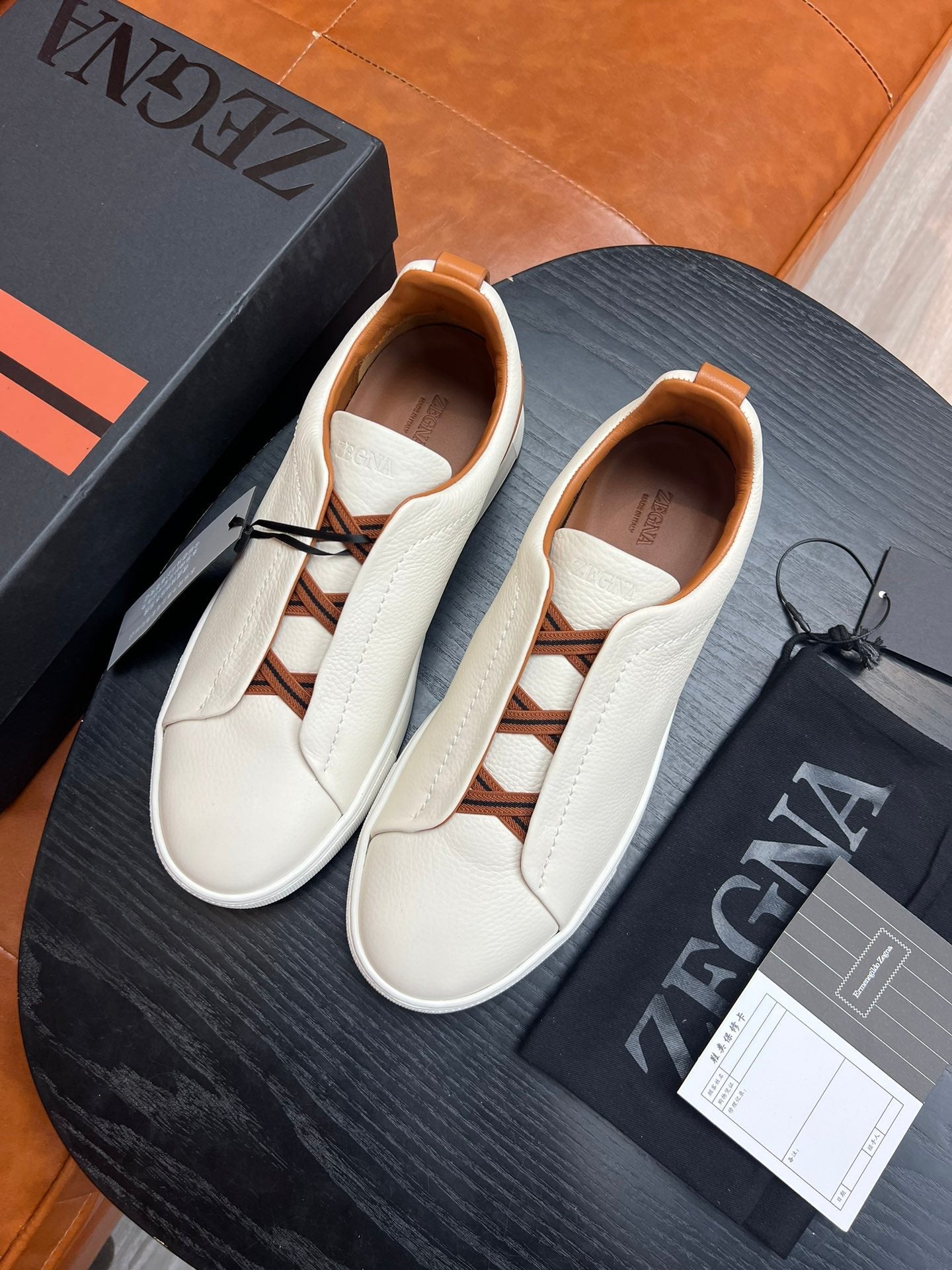 ZEGNA  Triple Stitch Sneakers