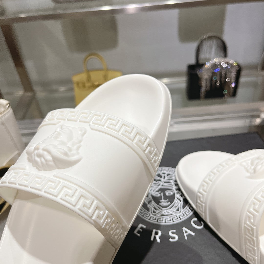 Versace Slide White