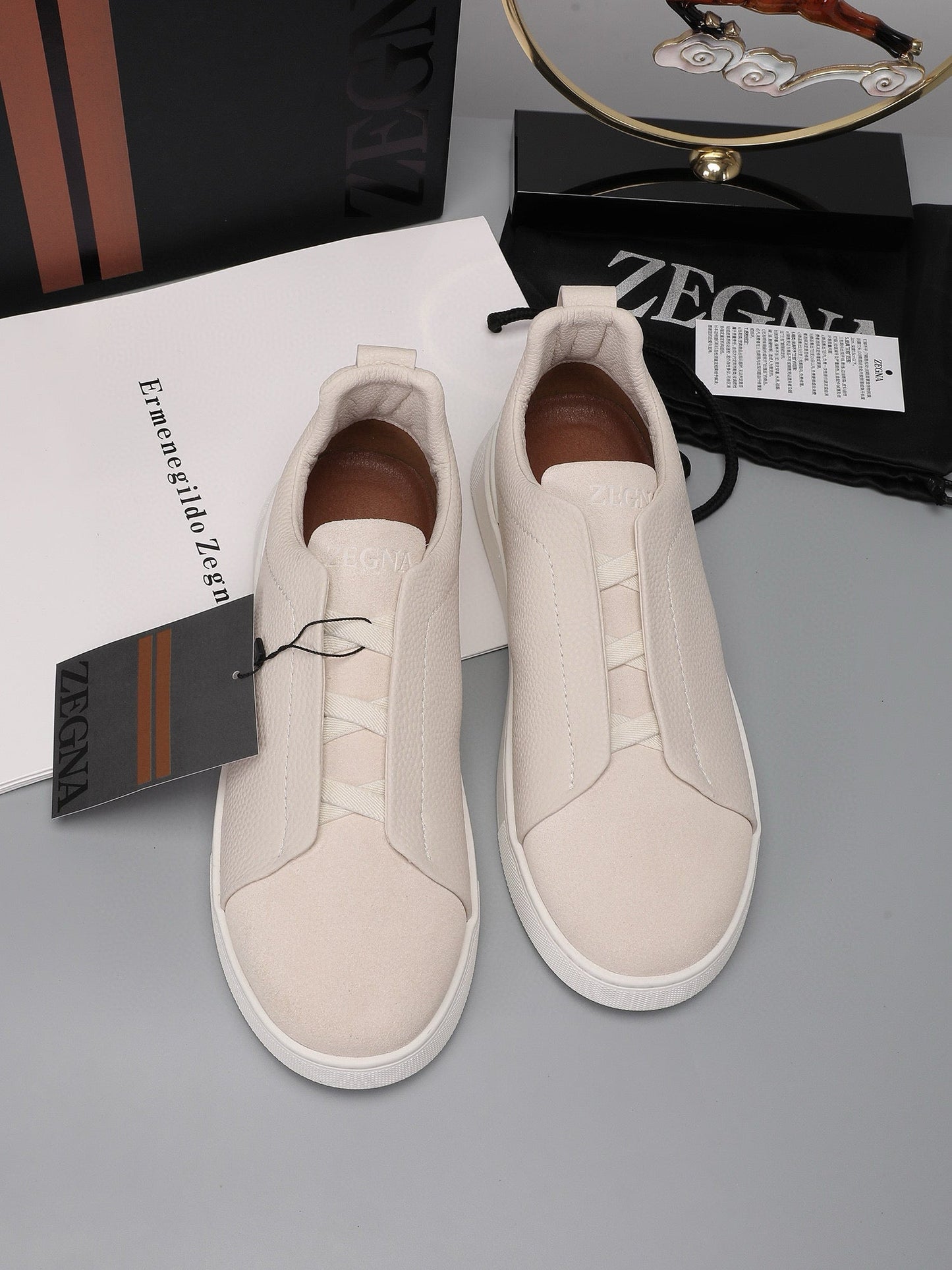 ZEGNA  Triple Stitch Sneakers