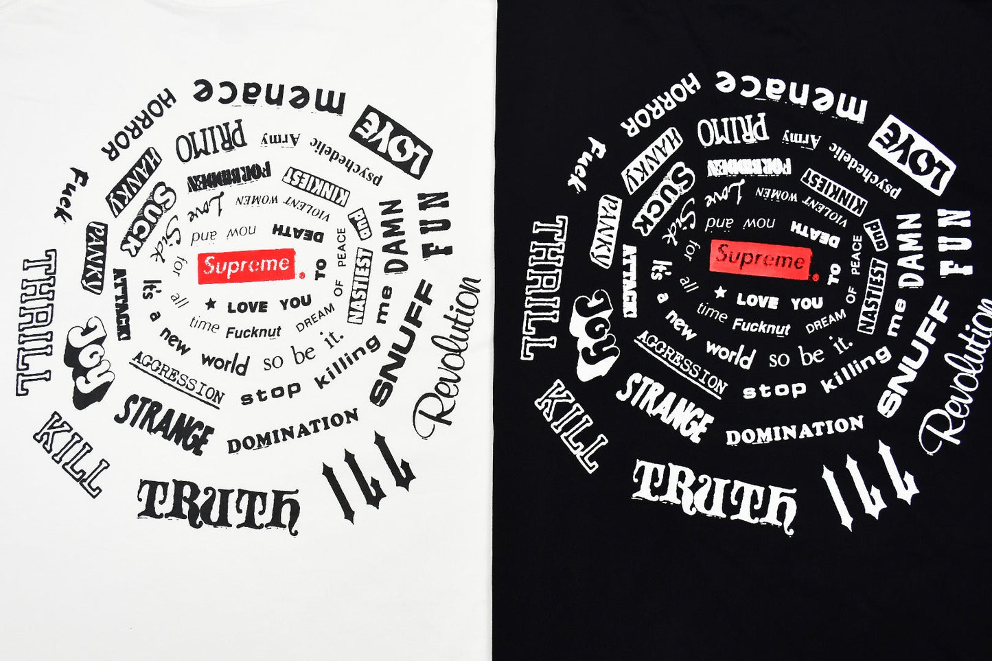 Camiseta Supreme Spiral Tee