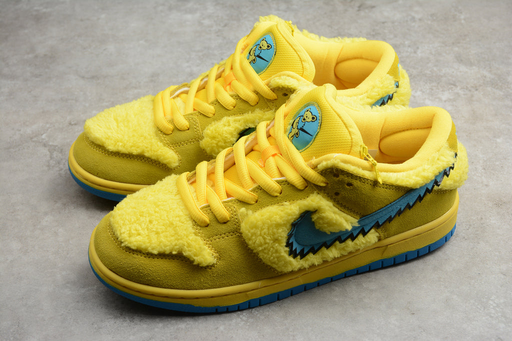 Nike SB Dunk Low Grateful Dead Bears Opti Yellow CJ5378 700